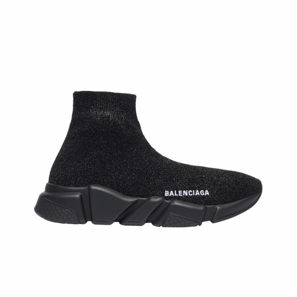 Balenciaga Shoes - Balenciaga Speed Sneaker “Glitter Black” – Women’s Size 38 (US 8)